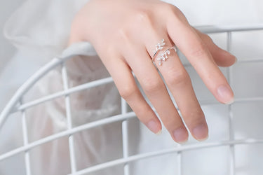 "CASCADE" 925 Sterling Silver Adjustable Stacking Ring