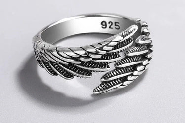 "LIMITLESS" 925 Silver Adjustable Mens Ring