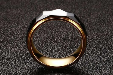 "LION" Tungsten Carbide Prism Ring