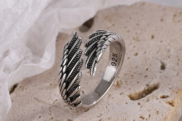 "LIMITLESS" 925 Silver Adjustable Mens Ring