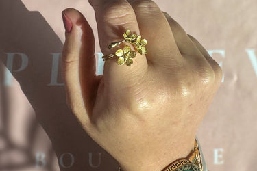 "ELYSIAN" 14ct Recycled Gold Vermeil Handmade Thumb Ring