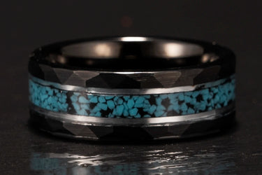 "ORCA" Black Tungsten Carbide Ring