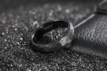 "PANTHER" Tungsten Carbide Brushed Ring