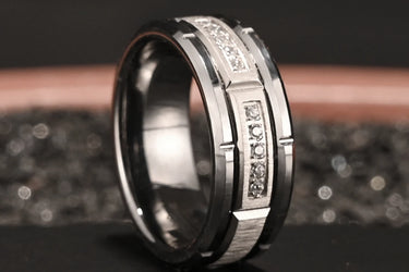 "SHARK" Tungsten Carbide Men's Ring
