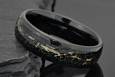"EAGLE" Tungsten Carbide Meteorite Ring