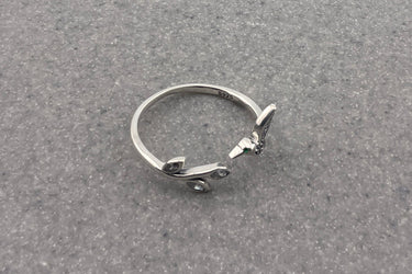 "HUMMINGBIRD" 925 Sterling Silver Adjustable Ring