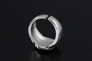 "Black 8" Adjustable Mens Ring - Couple Jewels