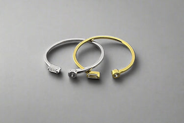 "COSMIC" 14ct Recycled Gold Plated Vermeil Couple Rings - Couple Jewels