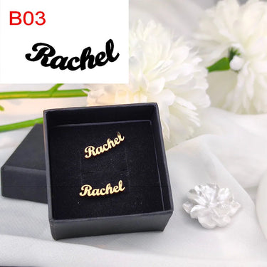 Handmade Customized Name Earrings - Couple Jewels