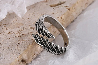 "LIMITLESS" 925 Sterling Silver Adjustable Mens Ring - Couple Jewels