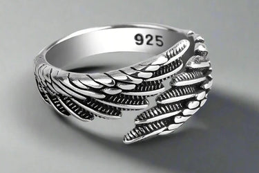 "LIMITLESS" 925 Sterling Silver Adjustable Mens Ring - Couple Jewels