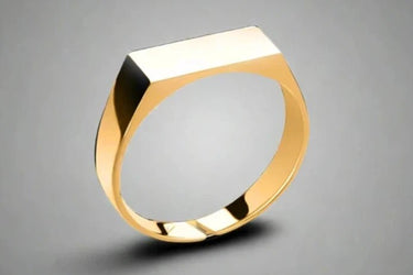 "MINIMAL" 18k Gold Plated Ring (unisex) - Couple Jewels