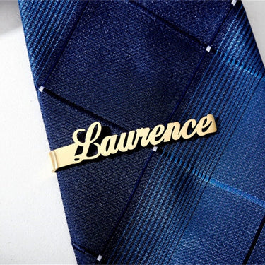 Personalized Tie Clip For Men | Groomsmen Gifts - Couple Jewels