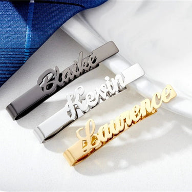 Personalized Tie Clip For Men | Groomsmen Gifts - Couple Jewels