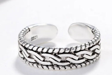 "UNITY" 925 Sterling Silver Adjustable Mens Ring - Couple Jewels