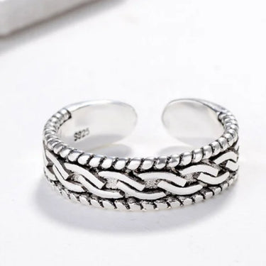 "UNITY" 925 Sterling Silver Adjustable Mens Ring - Couple Jewels