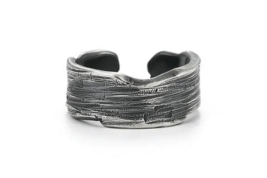 "VINTAGE" 925 Silver Plated Adjustable Ring - Couple Jewels